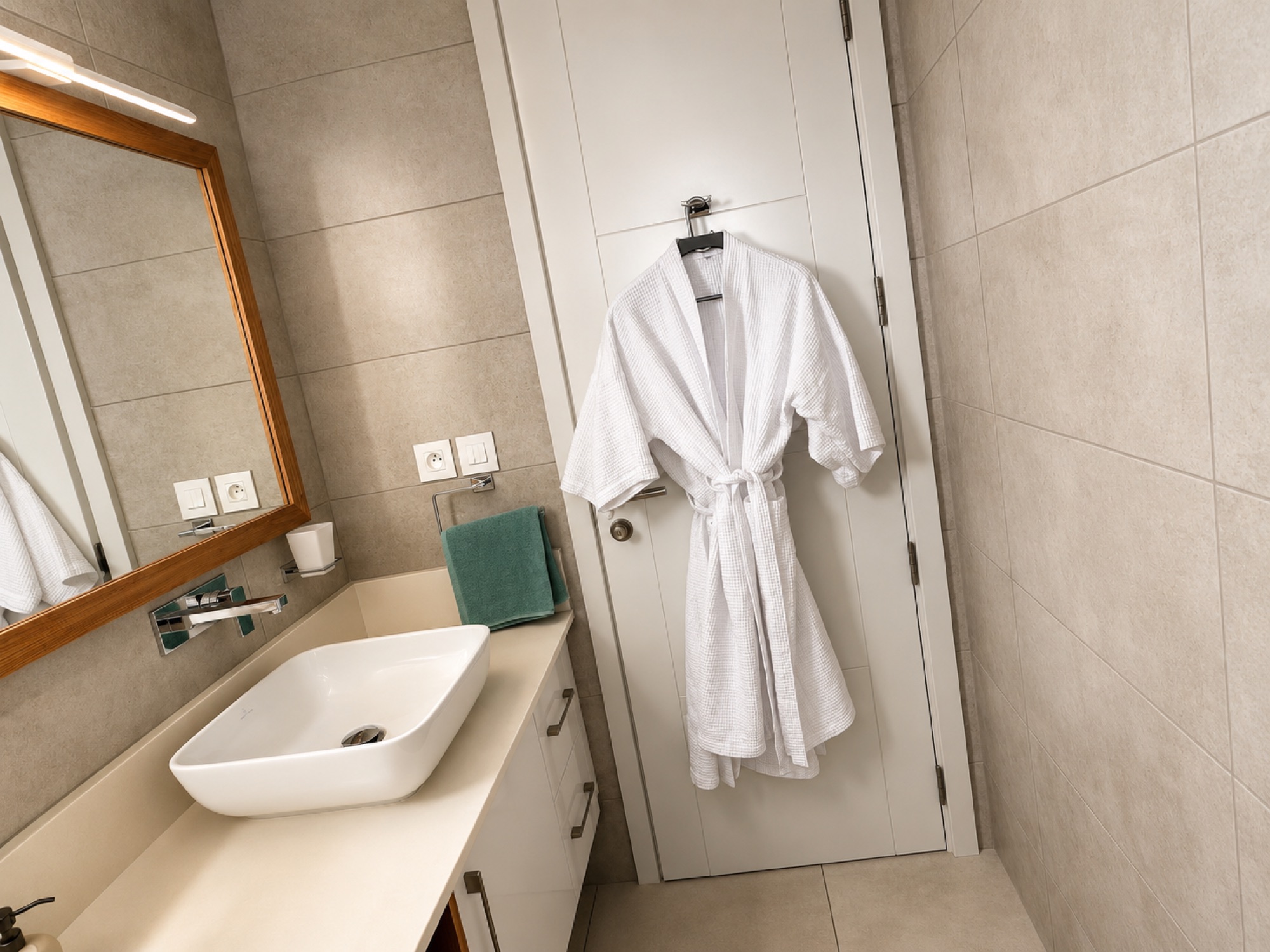 Stone bathroom
