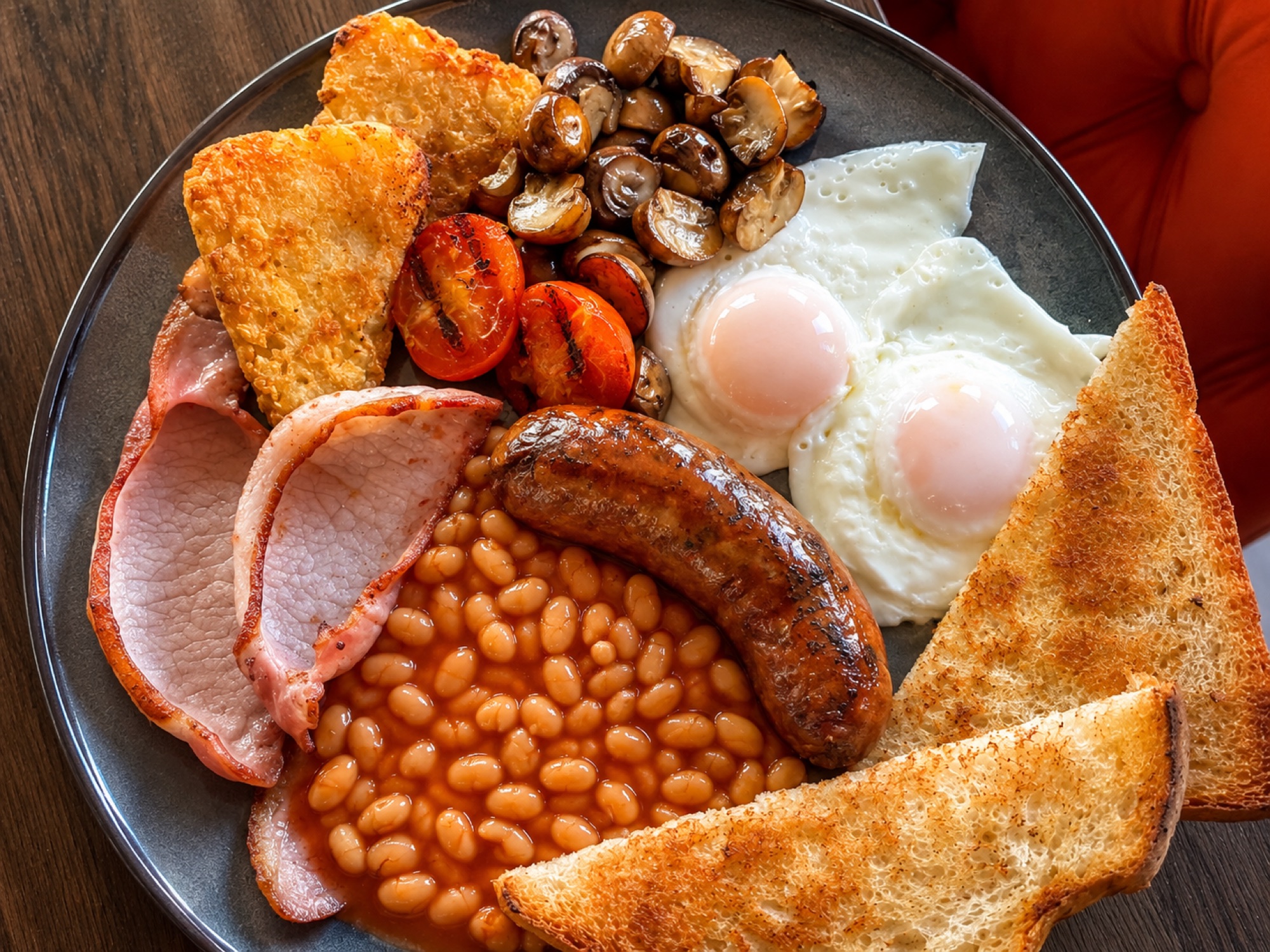 Daily breakfast served at the restaurant