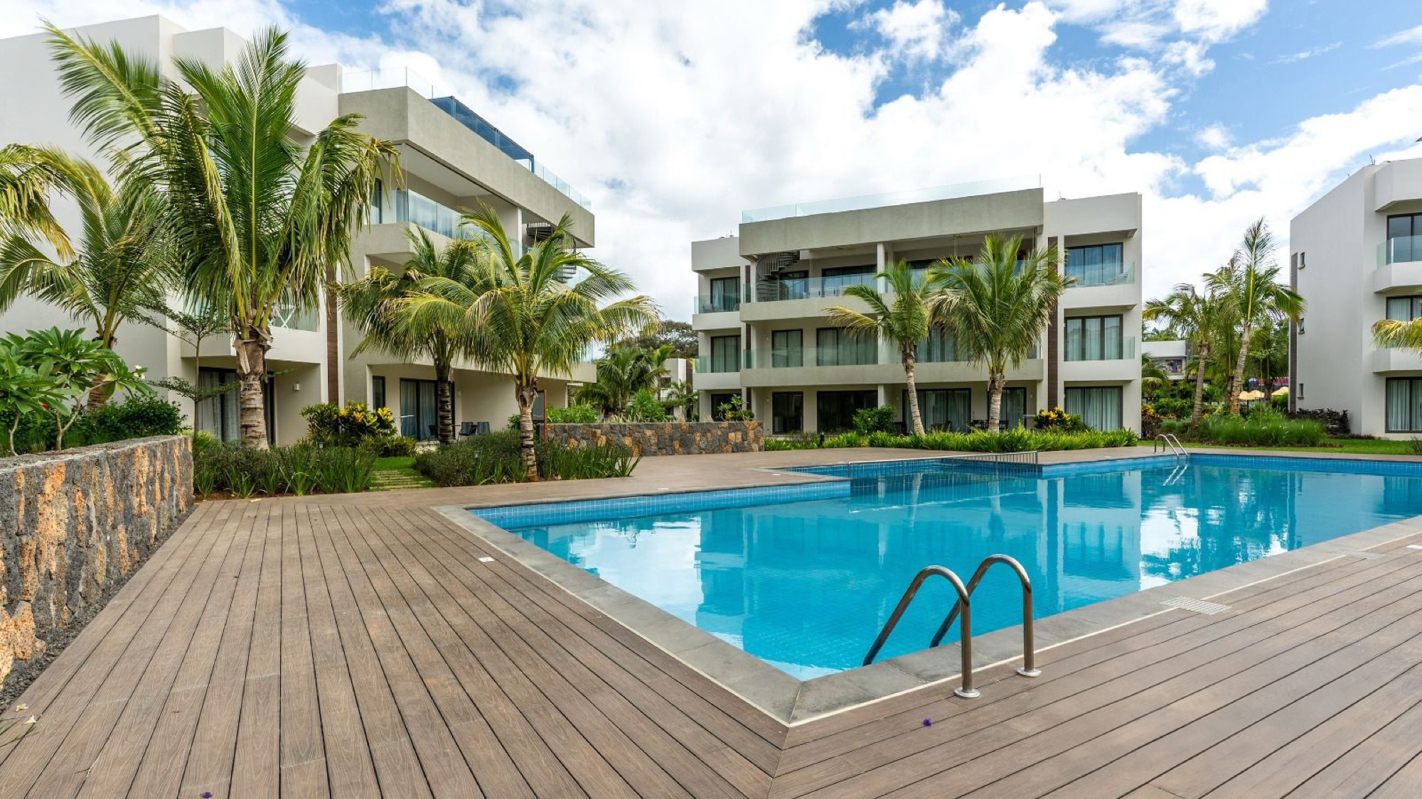 Landscaped grounds