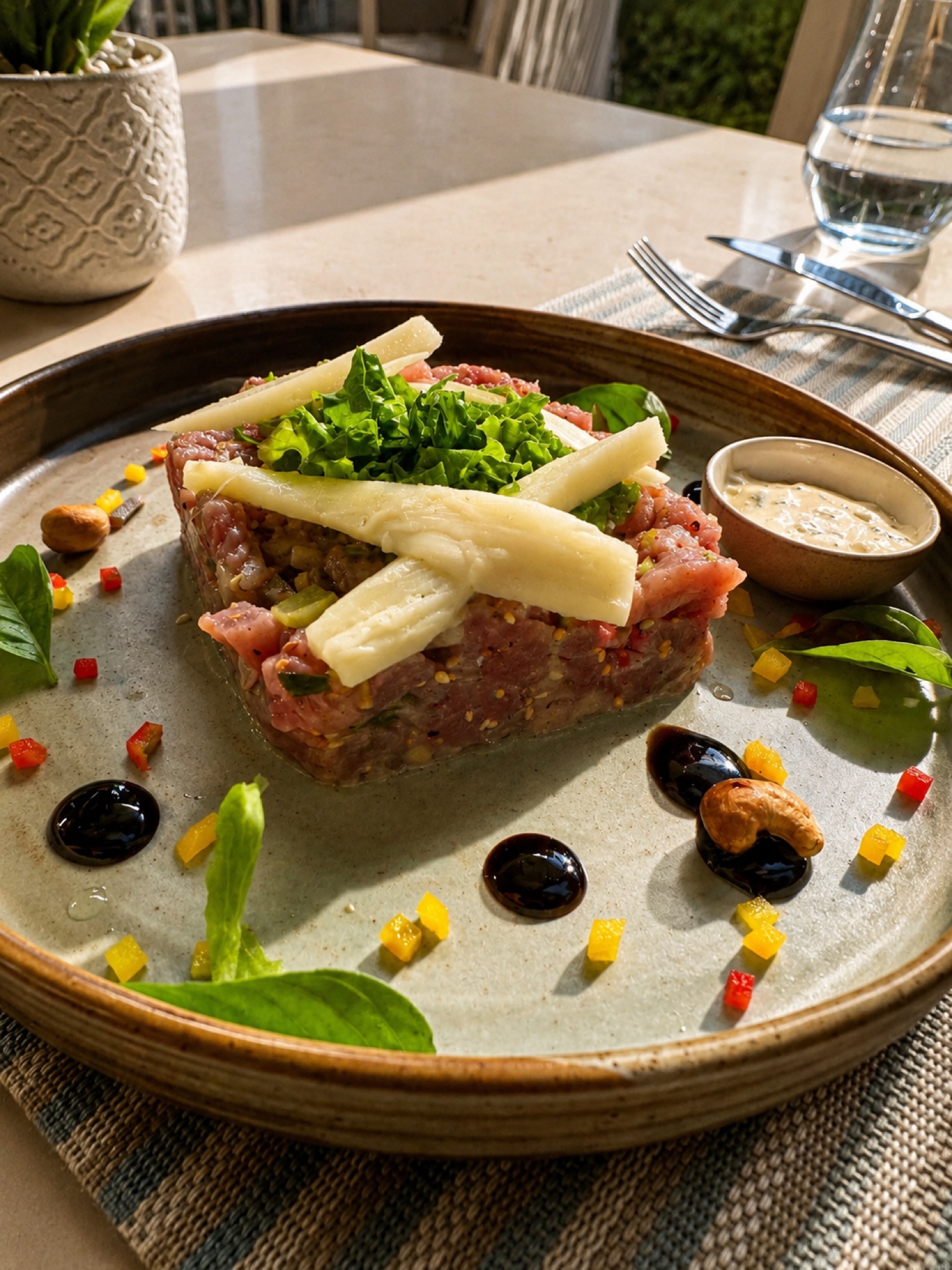 Tuna carpaccio