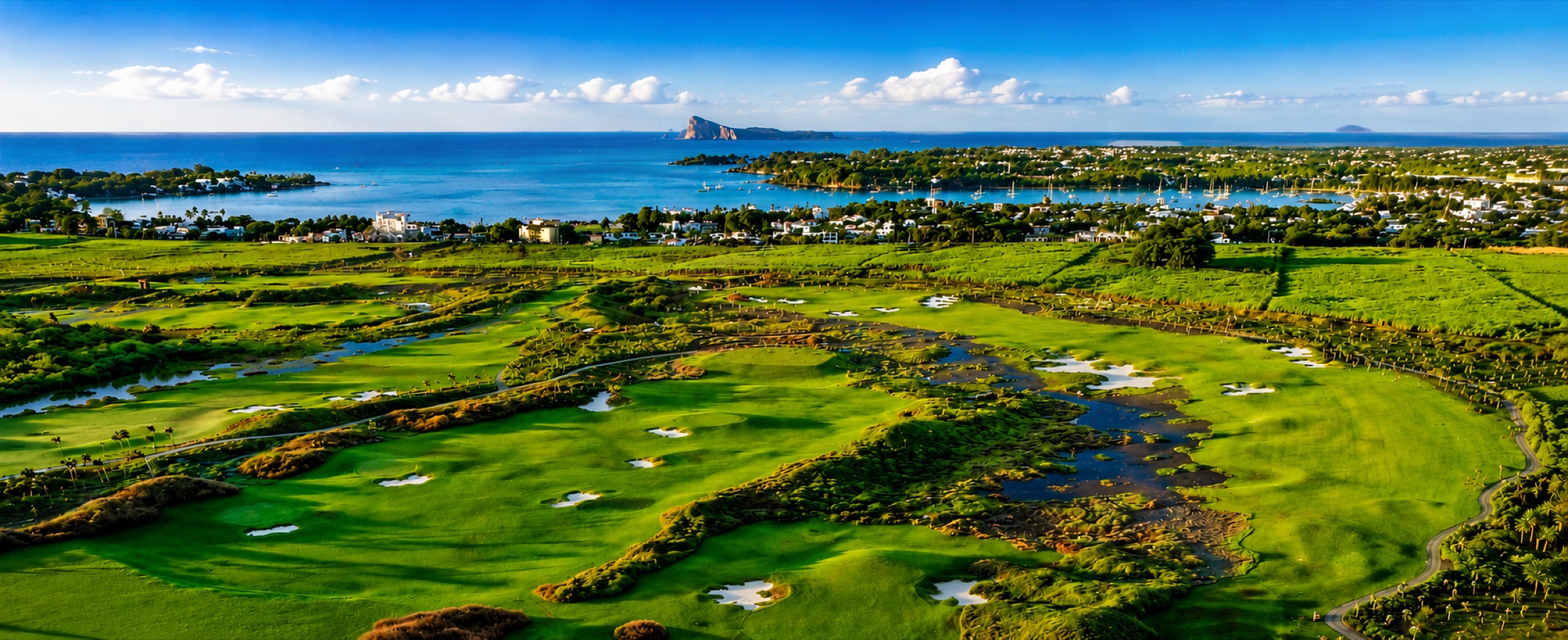 Mont Choisy Golf Course, the championship course minutes from La Pointe, North Mauritius