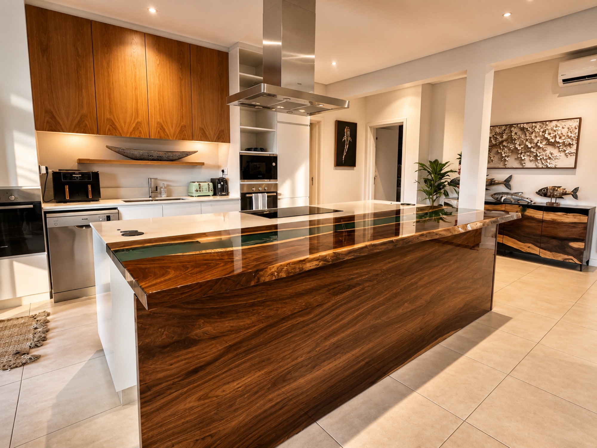 Designer open kitchen